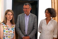 Michael Lüders mit Martina Manns und Verena Kähmer Michael Lüders